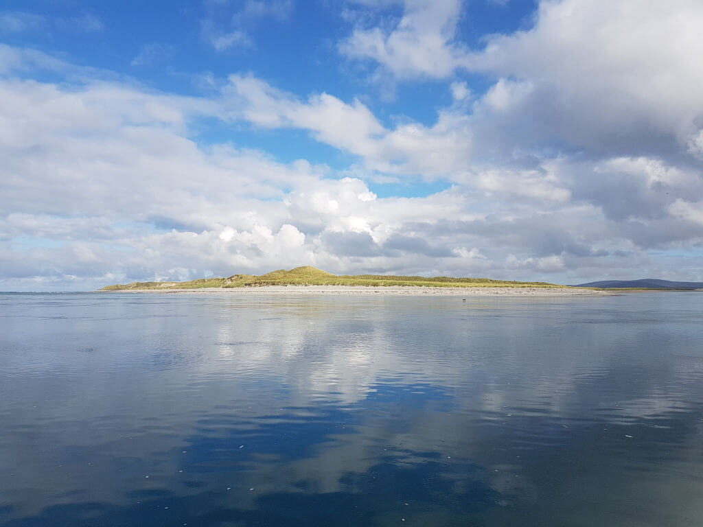 Île Baleshare passage fermé