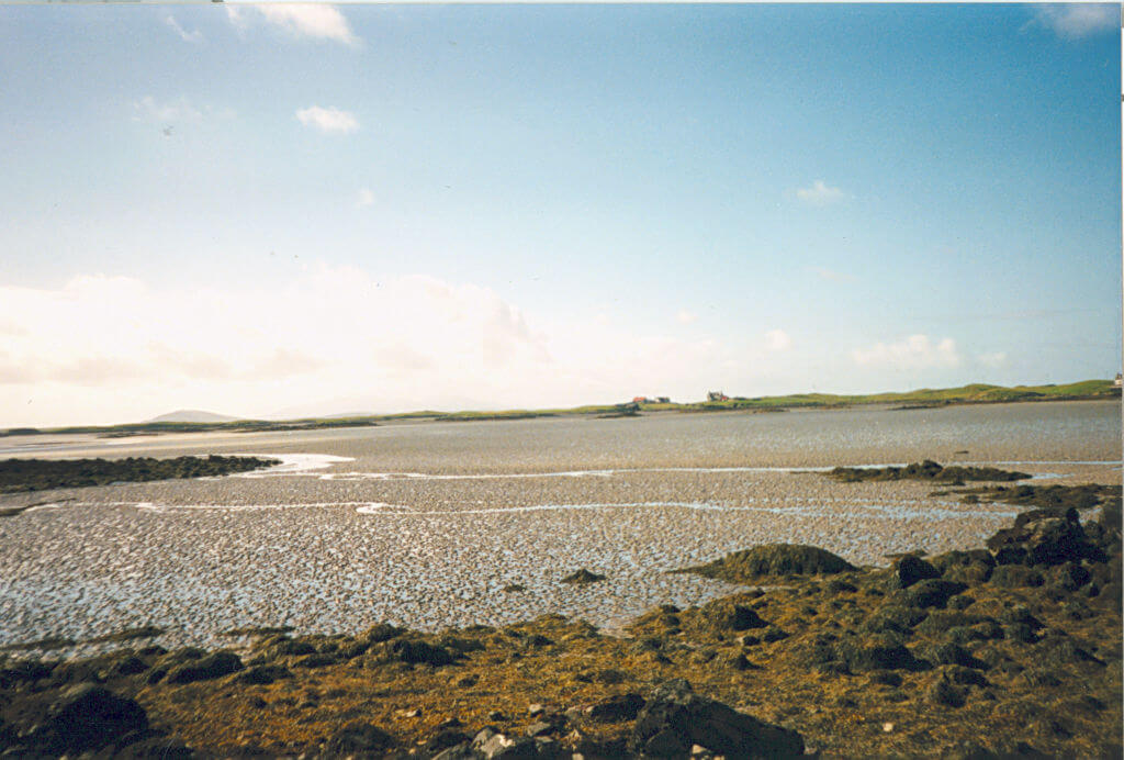 Île Baleshare passage ouvert