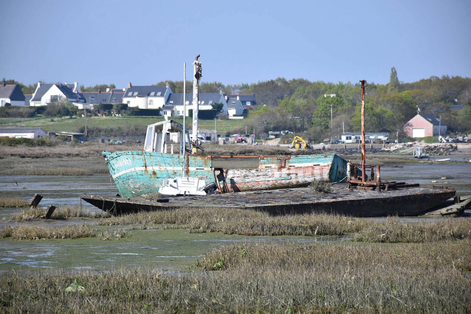 Île Boëd passage ouvert