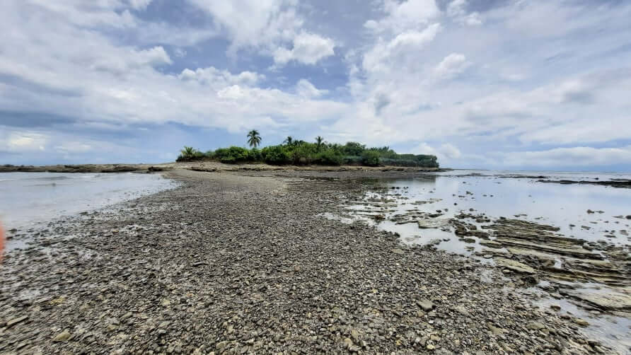 Isla de Cabuya passage ouvert