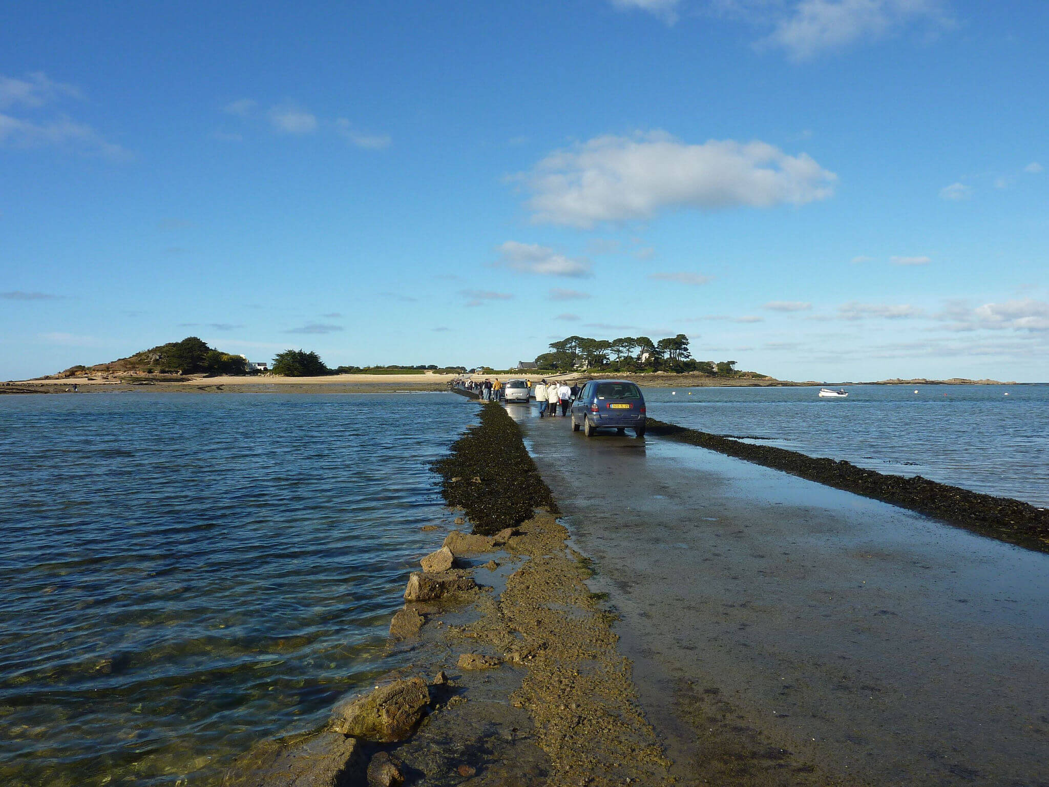 Île Callot passage ouvert