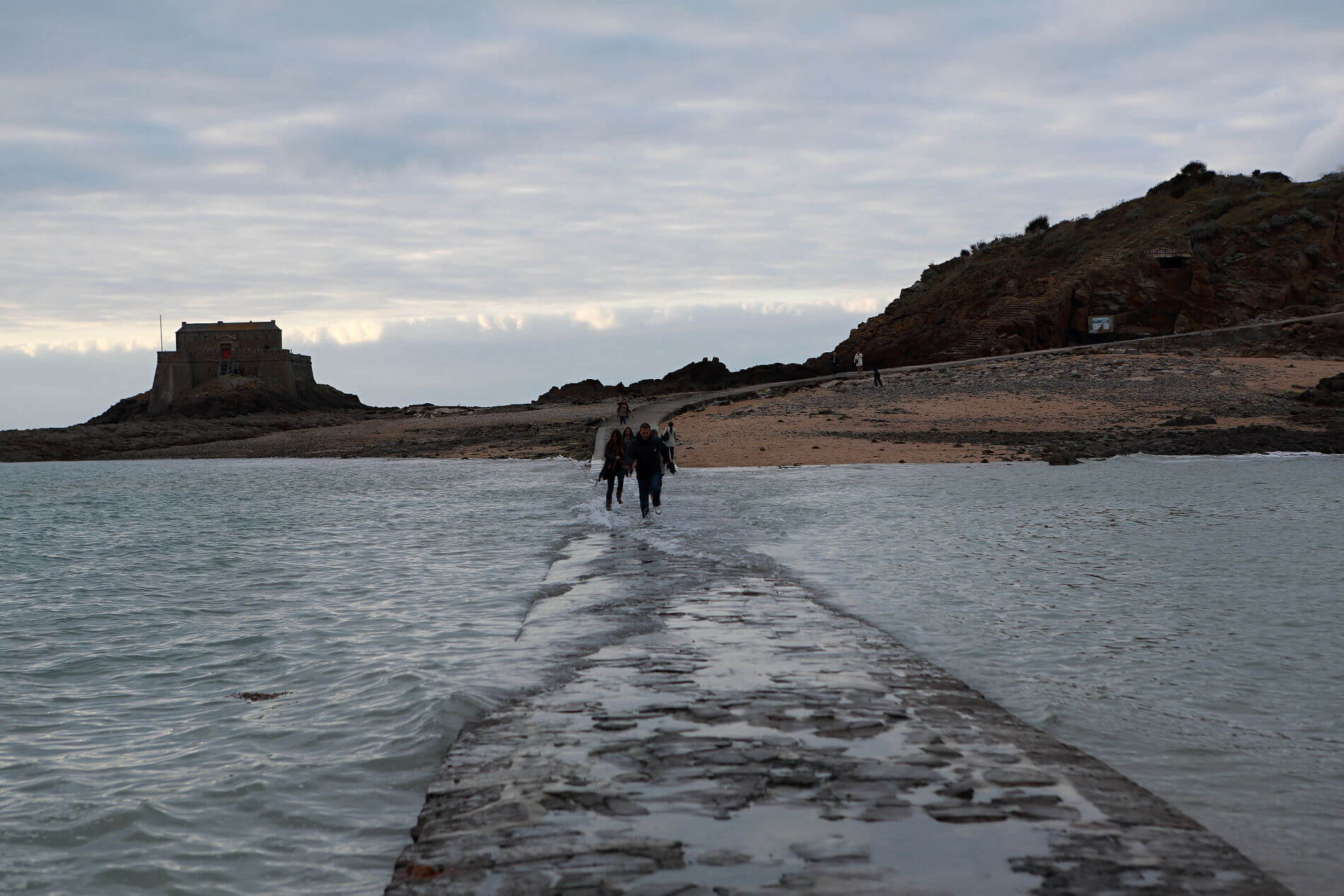 Île Grand Bé passage fermé